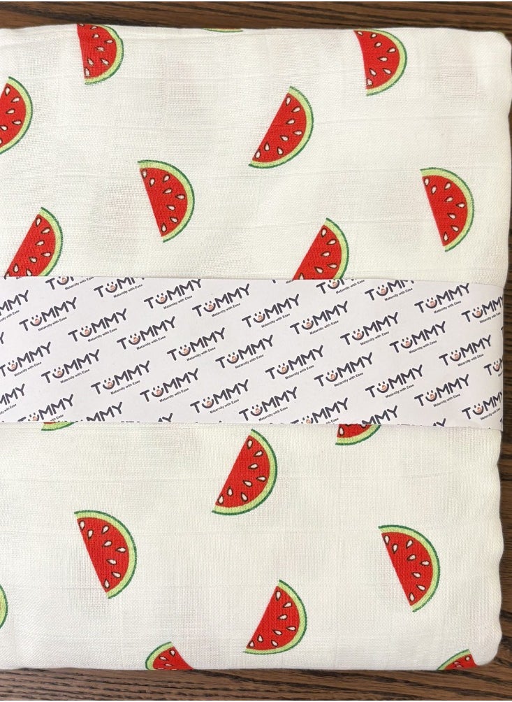 TUMMY Melon Printed Baby Blanket for new born babies