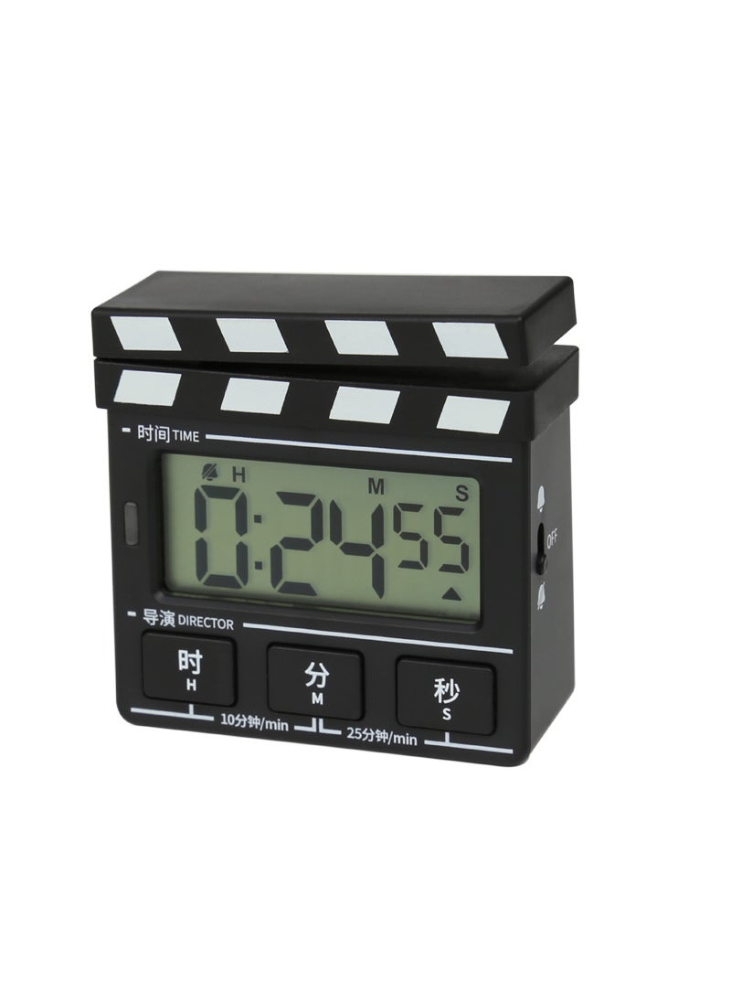 1 x 5 pcs Vintage Silent Timer for Kitchen  Study Black