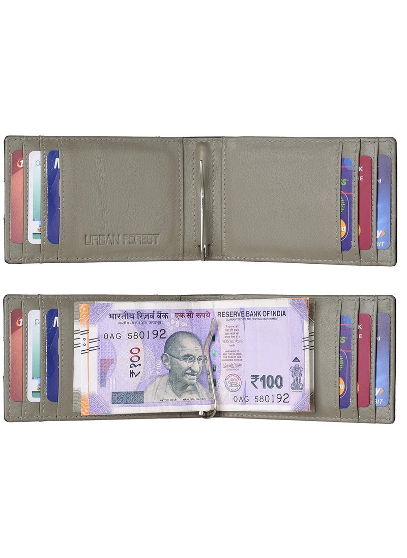 Urban Forest Men's Leather Money Clip Wallet