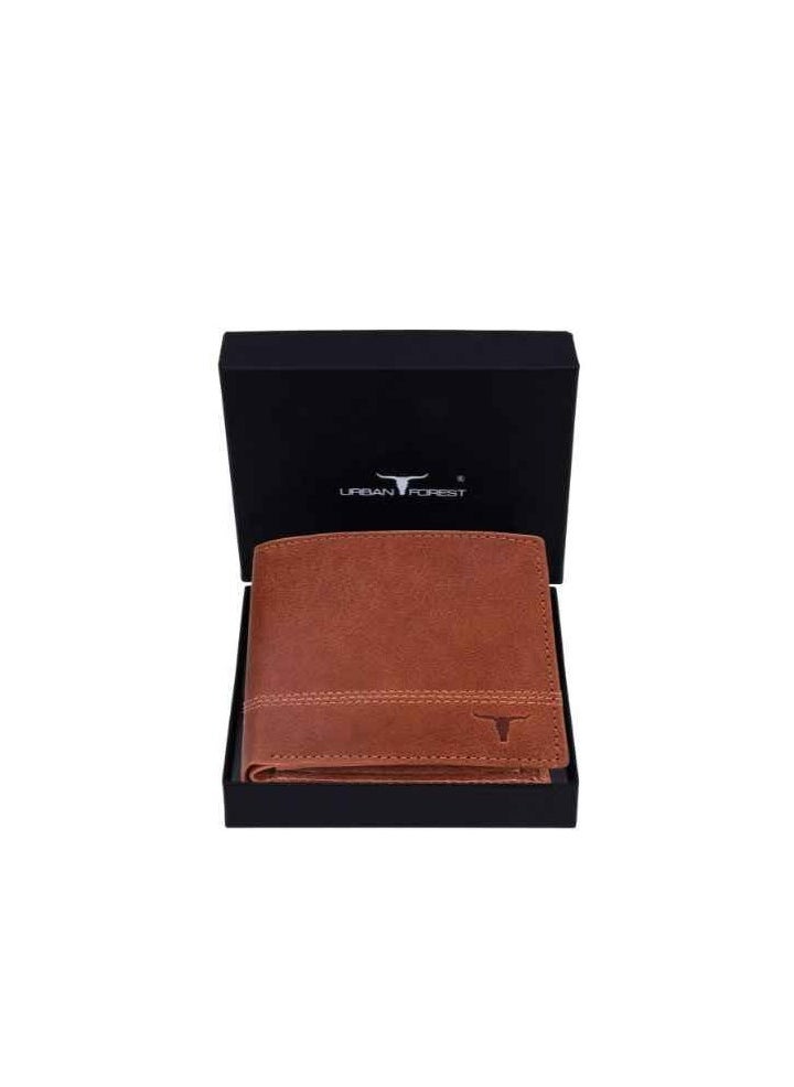 URBAN FOREST Max Redwood Leather Wallet for Men