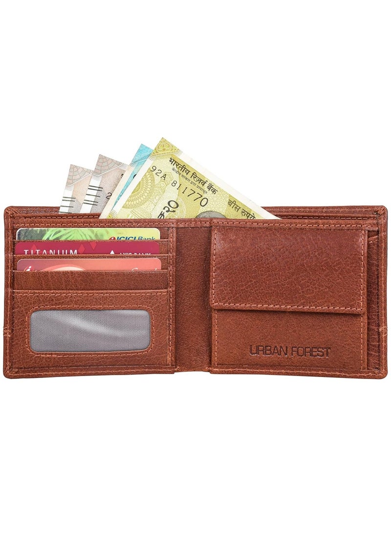 URBAN FOREST Max Redwood Leather Wallet for Men