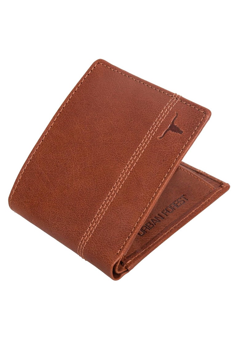 URBAN FOREST Max Redwood Leather Wallet for Men