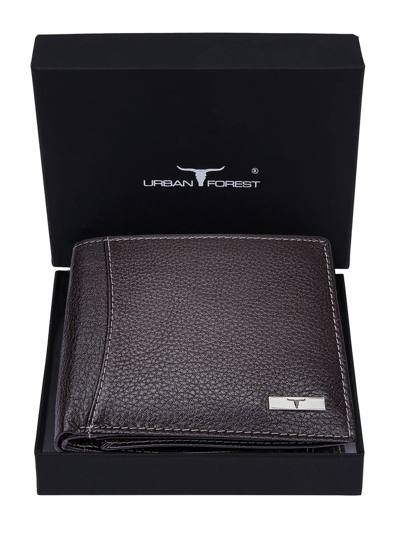 URBAN FOREST Oliver Dark Brown Leather Wallet for Men