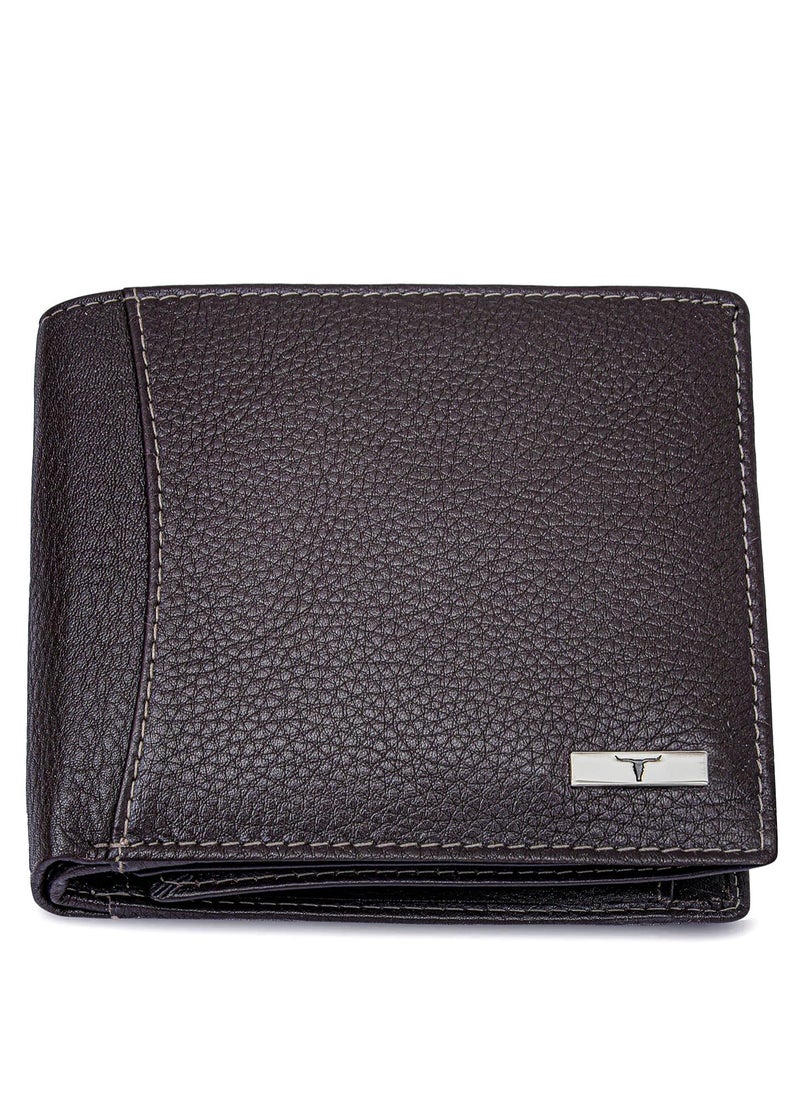 URBAN FOREST Oliver Dark Brown Leather Wallet for Men