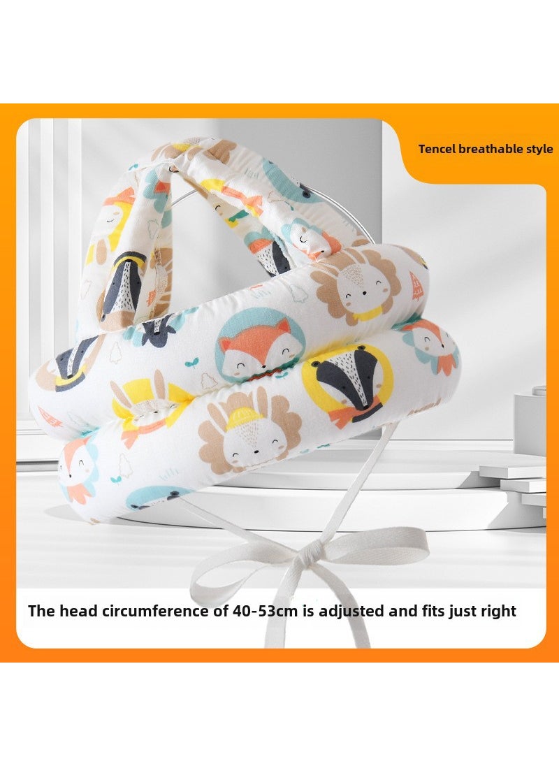 1 x 5 pcs Breathable Baby Head Protector Pad Little Fox