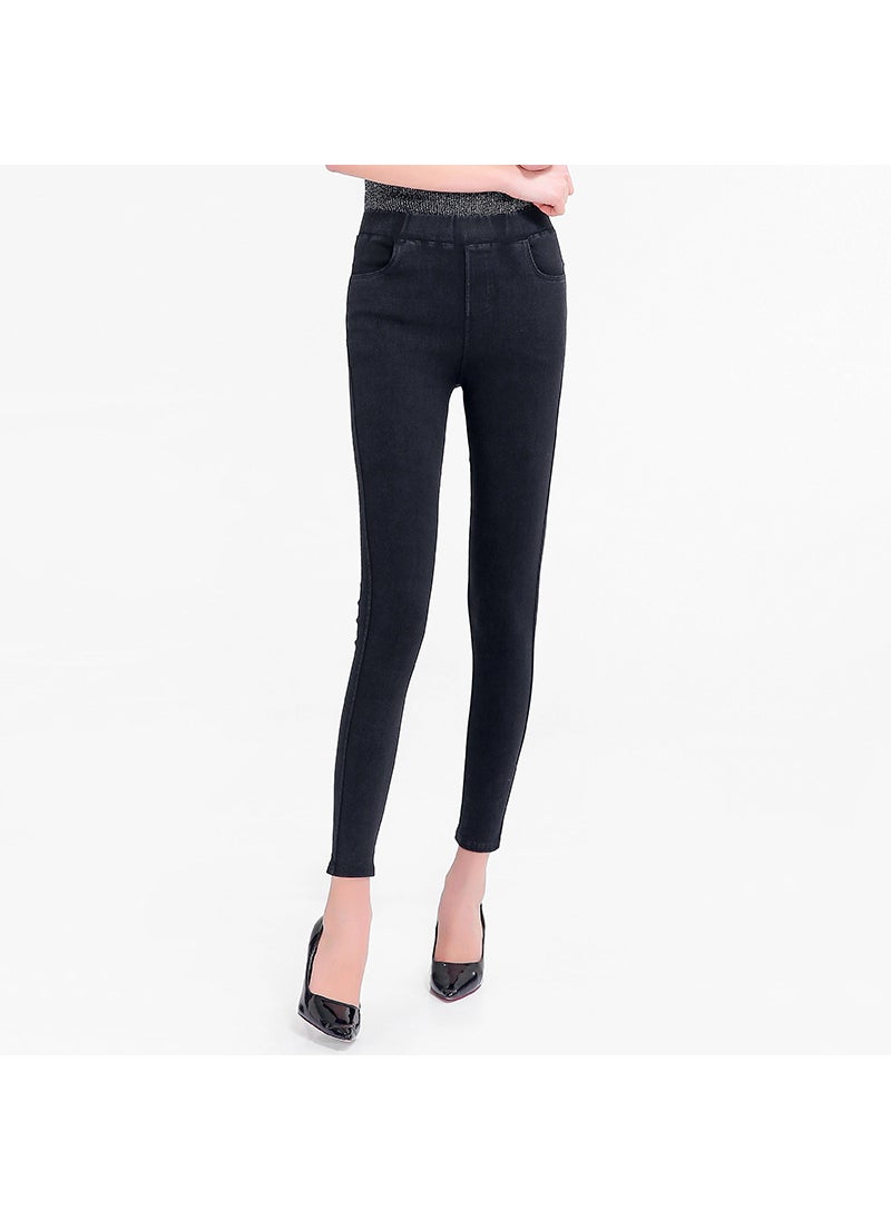 2024 Spring New Plus Size Womens Jeans Black