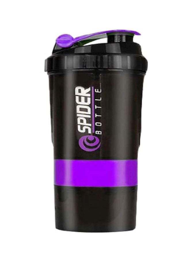 Protein Shaker Bottle With Powder Storage Compartment 650ml