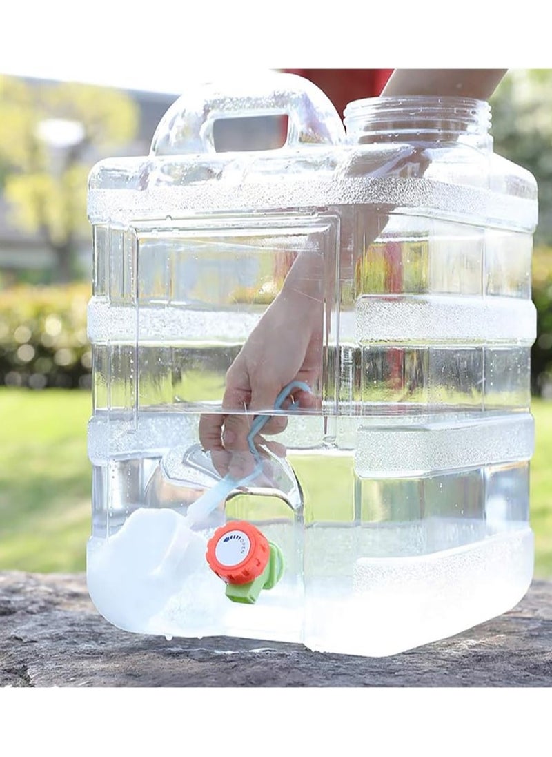 Outdoor Bucket Water Storage Container with Faucet for Clean Drinking Water