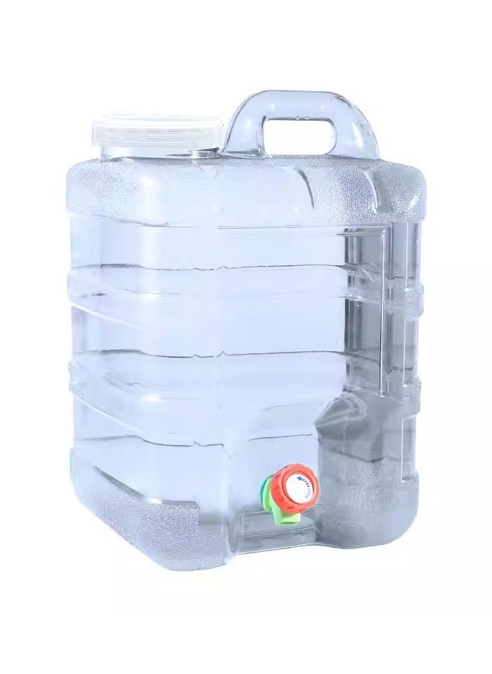 Outdoor Bucket Water Storage Container with Faucet for Clean Drinking Water