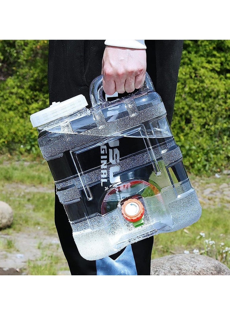 Outdoor Bucket Water Storage Container with Faucet for Clean Drinking Water