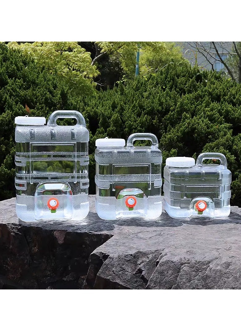 Camping Fridge,Water Carrier,Transparent - Portable,Camping Hiking Water Bucket Portable Container,For Camping,Hiking,Climbing