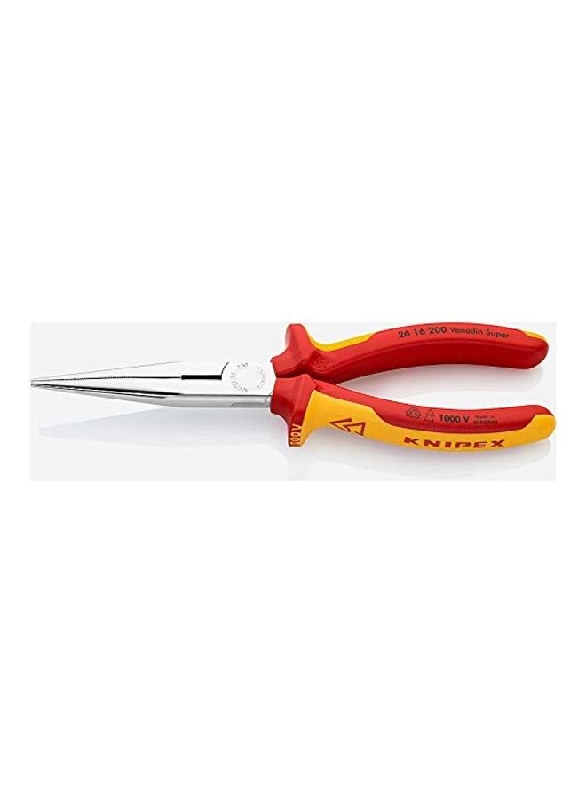 Tools Snipe Nose Side Cutting Pliers Red 211mm