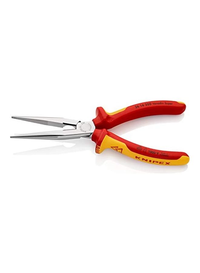 Tools Snipe Nose Side Cutting Pliers Red 211mm