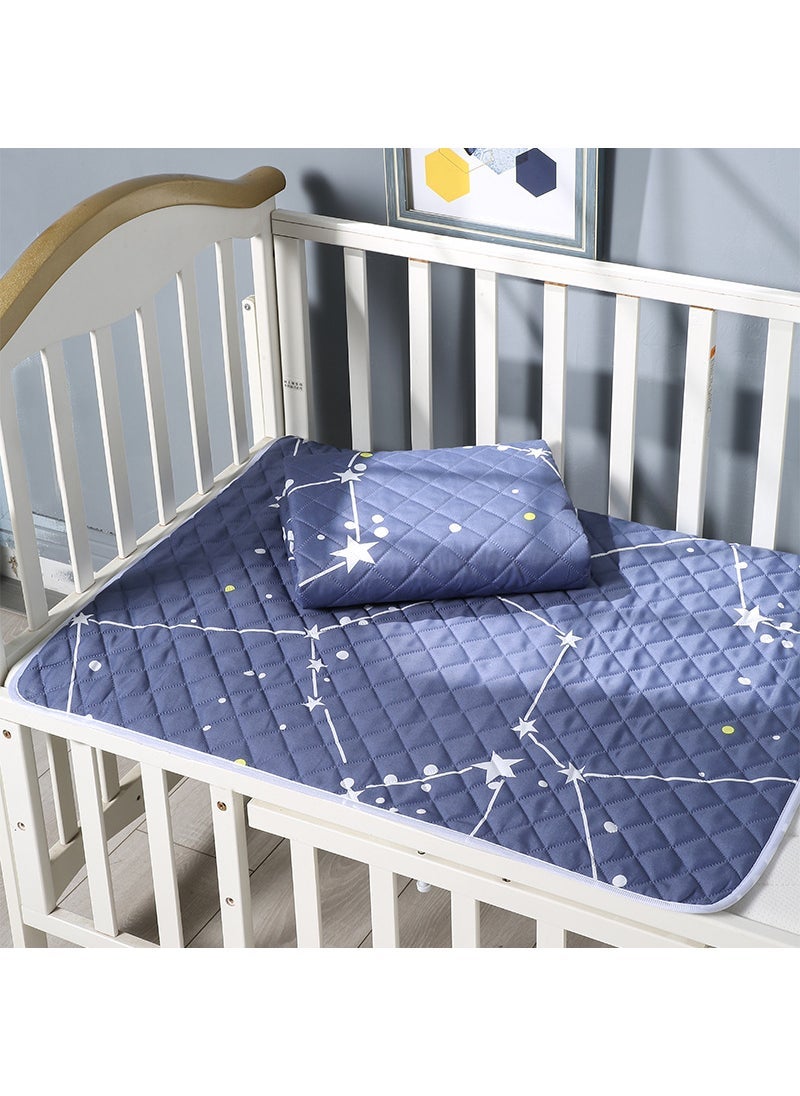 Waterproof Baby Urine Pad 70*90cm Breathable Constellation