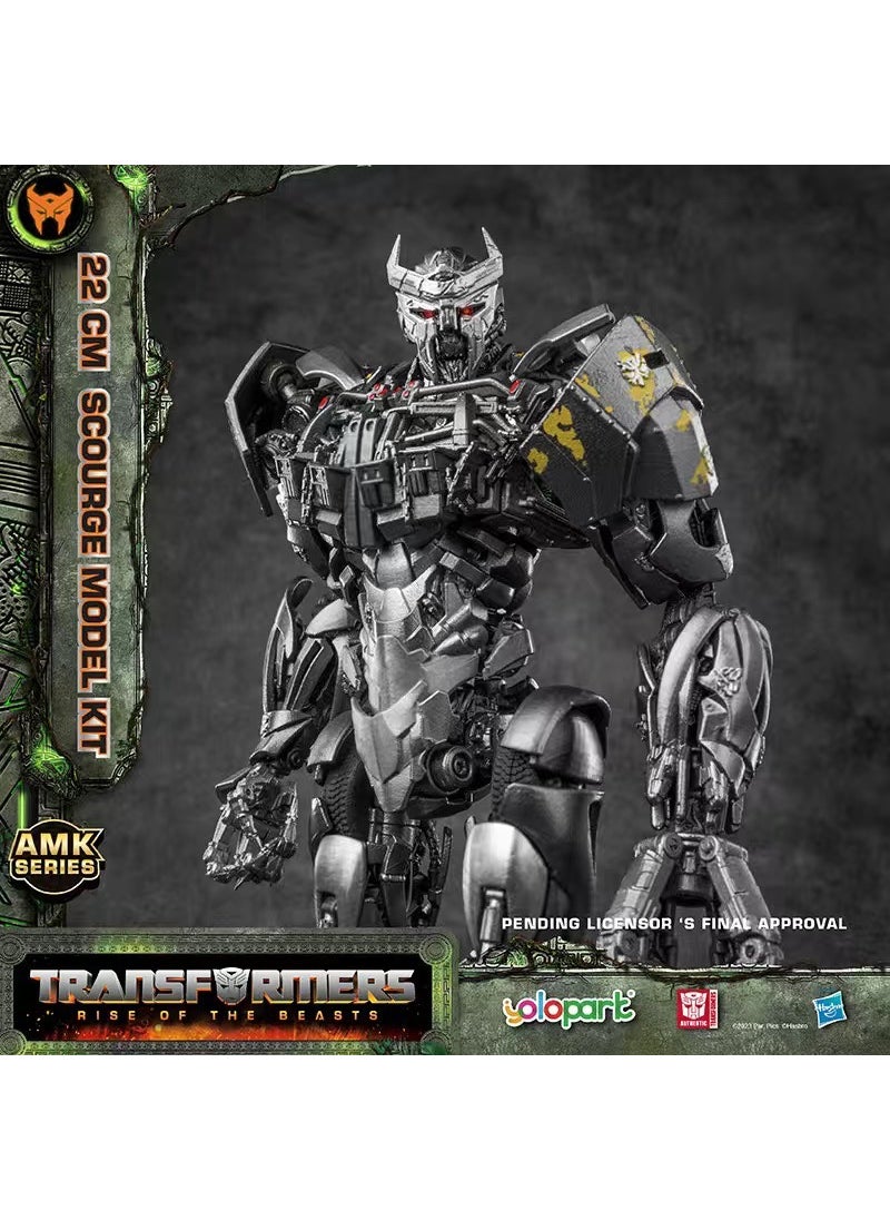 YOLOPARK Transformers 7 Rise of the Super Warriors Optimus Prime Bumblebee Gorilla Captain Unassembled Model YoloPark Scourge Warrior