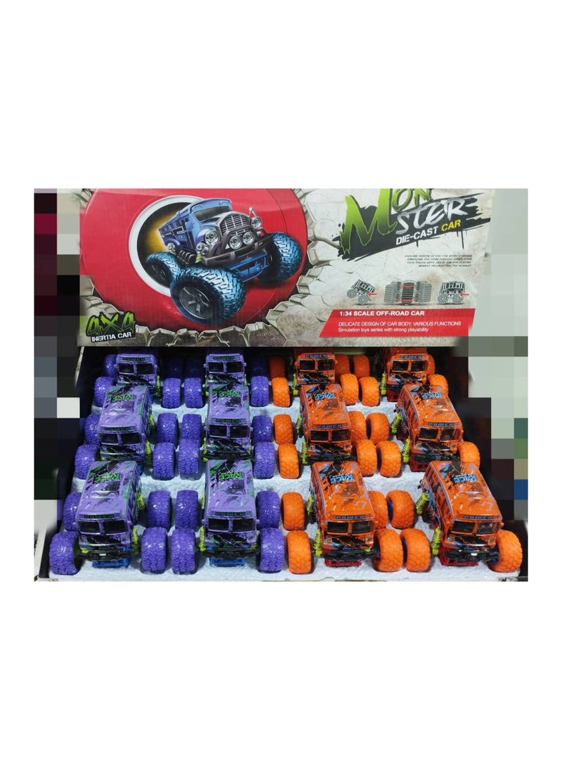 Monster Truck Display - High-Speed Off-Road Remote-Controlled Cars for Action-Packed Adventures