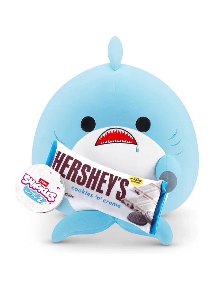 Snackles Series 2 - Shark & Hershey Cookies N Cream 14 Inch Plush