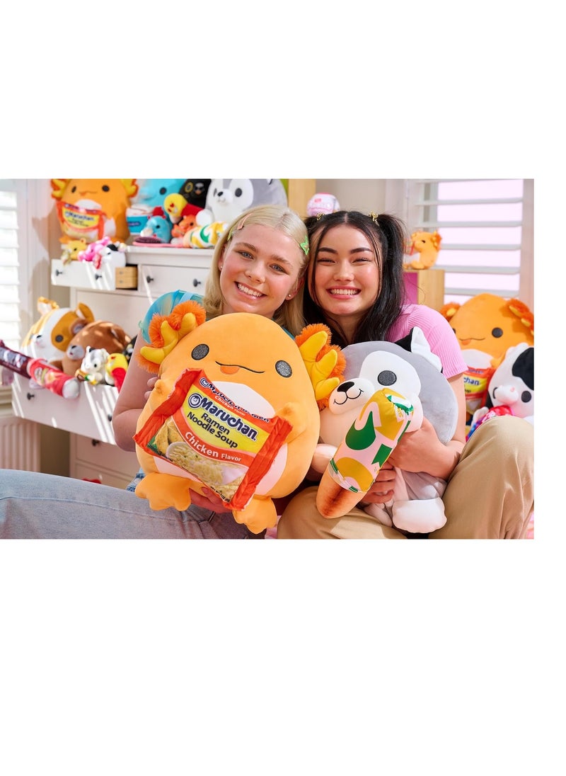 Snackles Super Sized 14 Inc Sloth (Mike & Ike) Cuddly Squishy Comfort Plush with License Snack