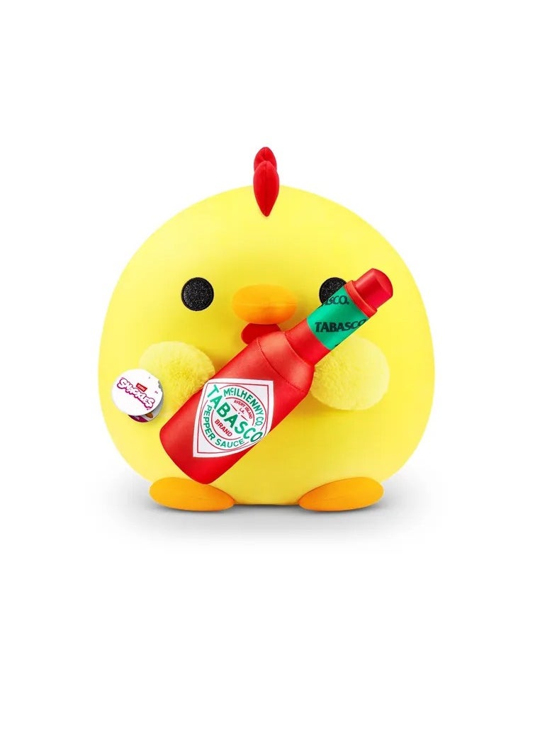 Snackles Super Soft Plush Toy - Dan Chicken With Tabasco - 14 Inches