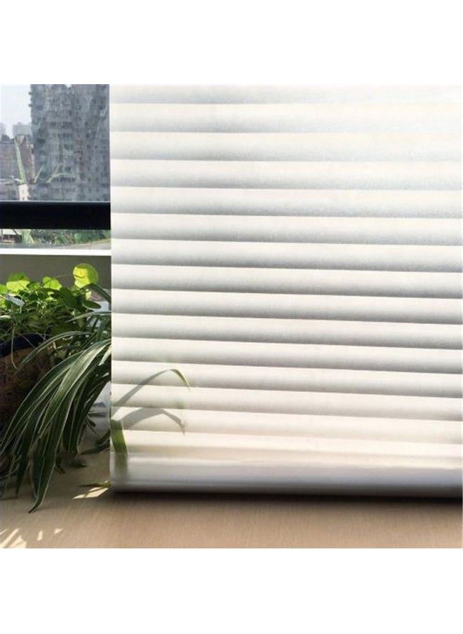 Glue Static Decorative Window Film White 35x100cm