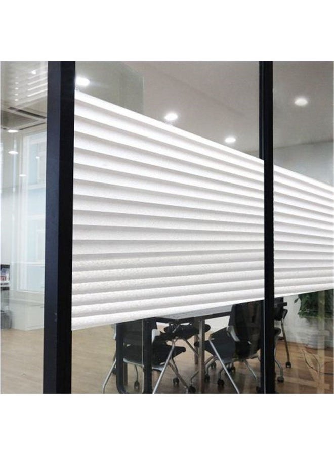 Glue Static Decorative Window Film White 35x100cm