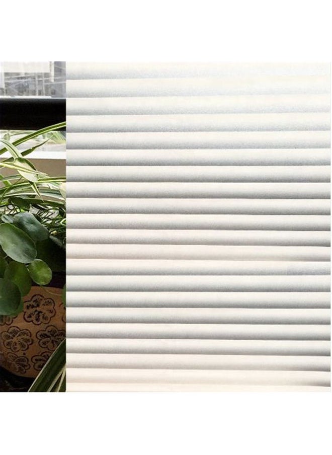 Glue Static Decorative Window Film White 35x100cm