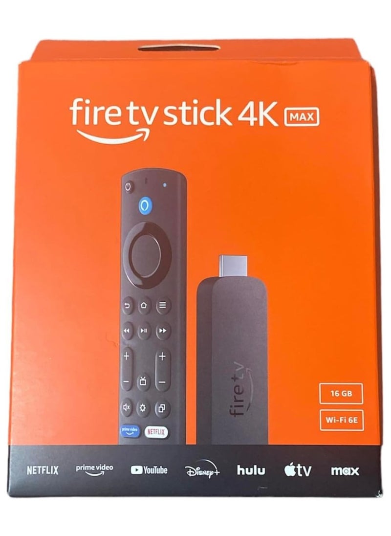 Fire TV Stick 4K Max16GB with Alexa Voice Remote Provides TV Controls New Release 2024 AMAZO