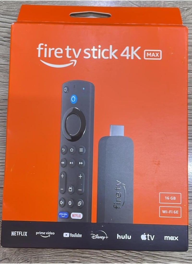 Fire TV Stick 4K Max16GB with Alexa Voice Remote Provides TV Controls New Release 2024 AMAZO