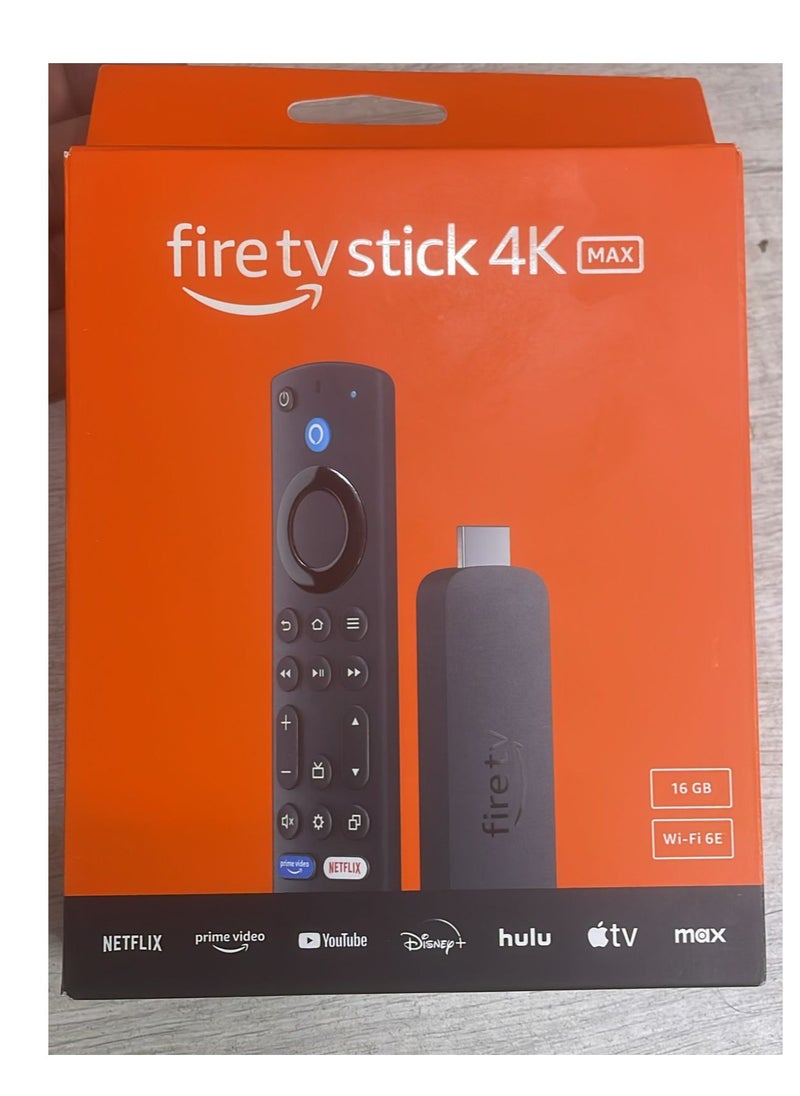 Fire TV Stick 4K Max16GB with Alexa Voice Remote Provides TV Controls New Release 2024 AMAZO