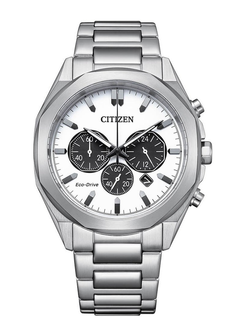 Chronograph Eco-Drive Stainless Steel Men's Watch CA4590-81A