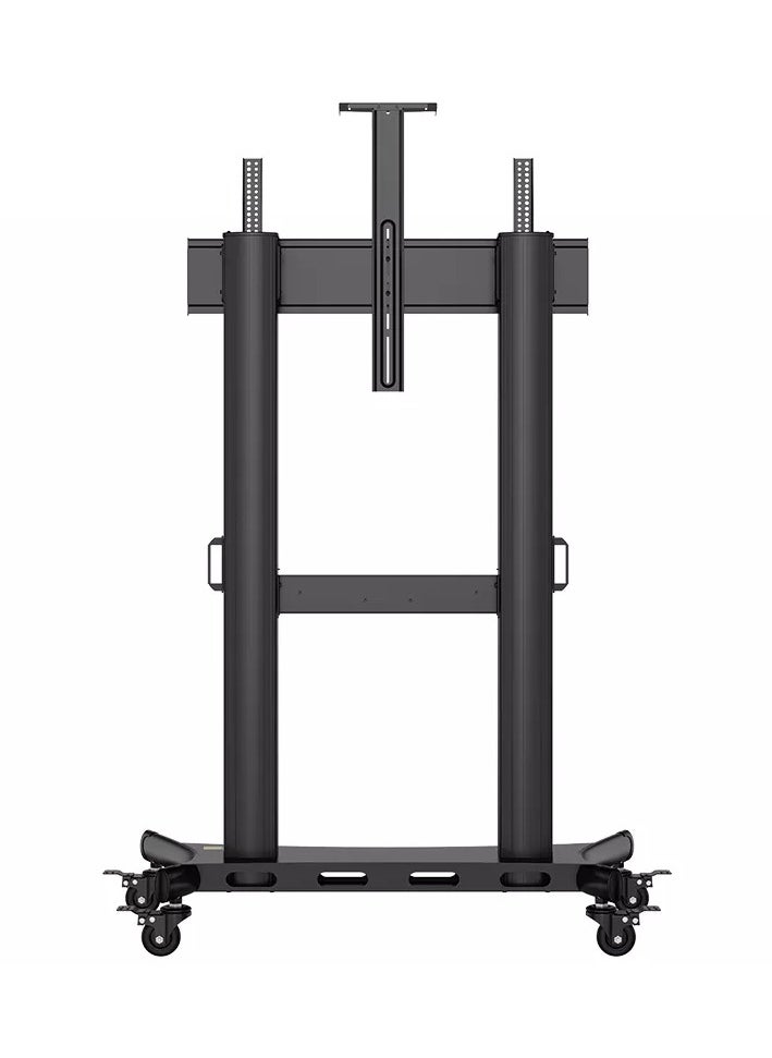 Mobile TV Cart for 42-100 Inch TVs up to 70 kg, VESA Compatible up to 1000x600 mm, Heavy-Duty Design with Handles for Easy Mobility | TF-AF100