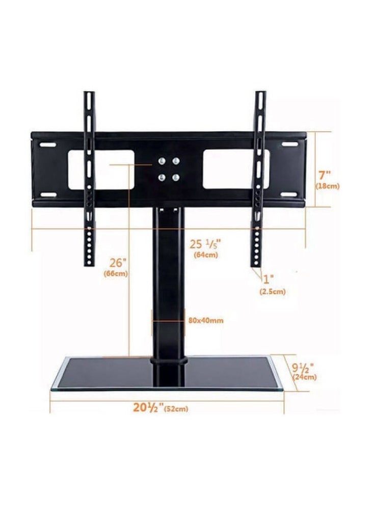 Desktop TV Stand, Freestanding Base, Supports 32