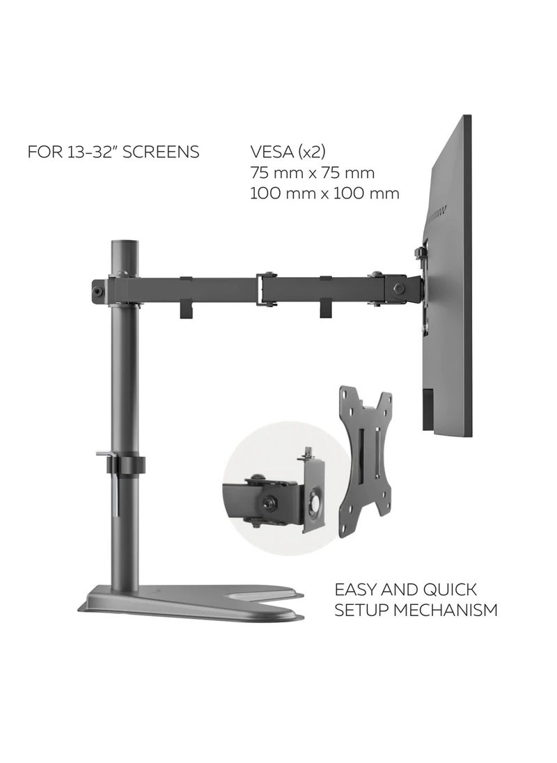 Articulating Monitor Arms - Dual Monitor Mount for 13