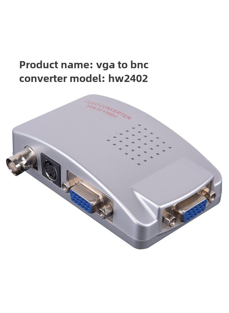 VGA to AV Converter for Monitors and Cameras VGA to BNC