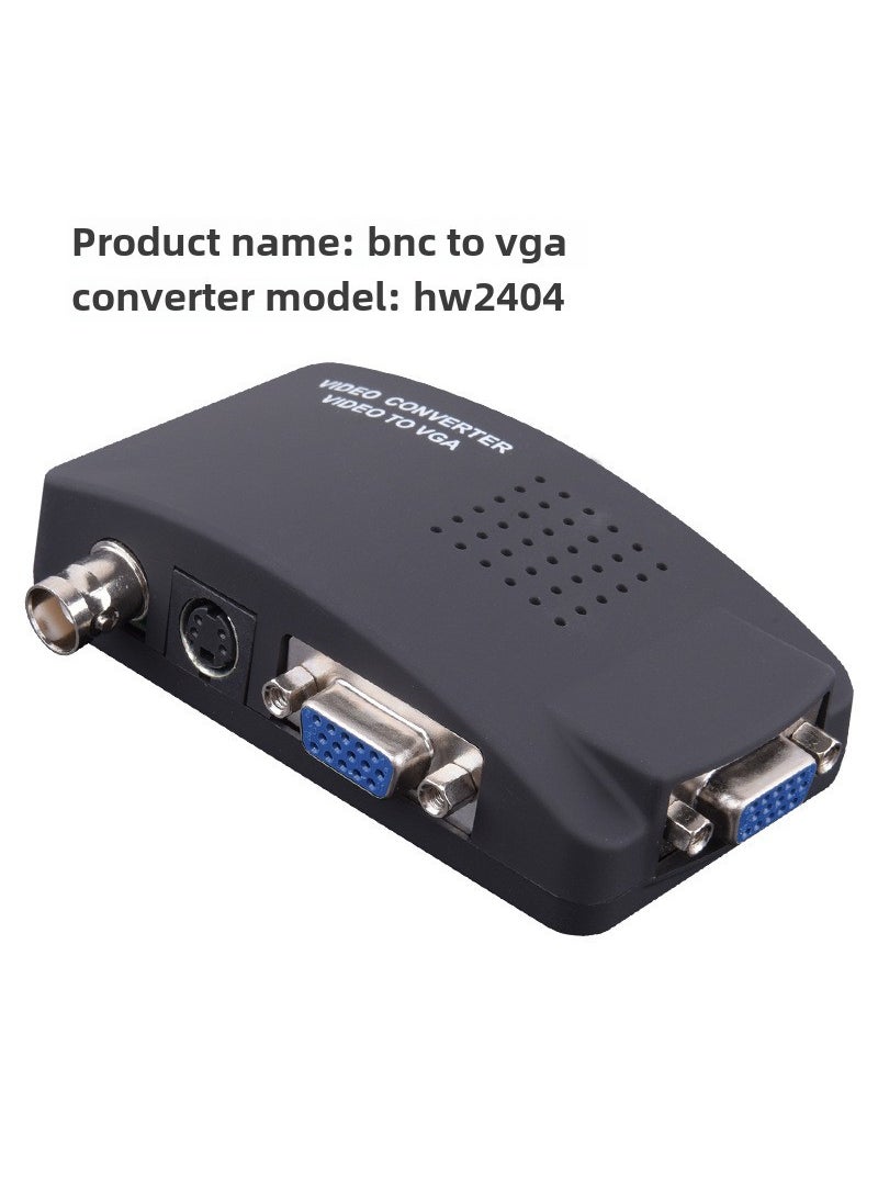 VGA to AV Converter for Monitors and Cameras BNC to VGA