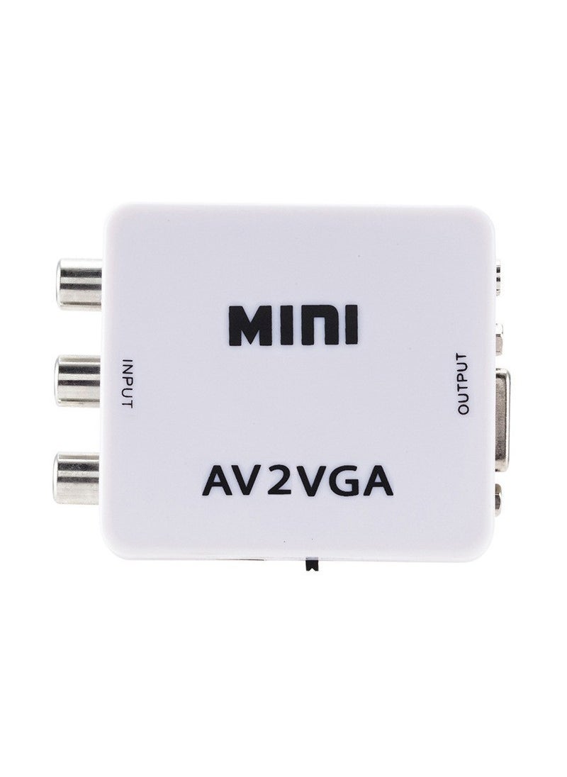 AV to HDMI to VGA AV to VGA to HDMI AV to VGA White AV to VGA White