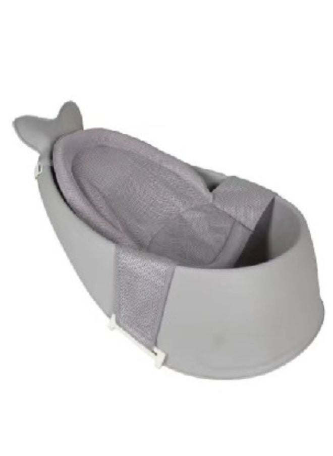 Moby Smart Sling 3-Stage Bather Bathtub, Up To 3 Months, Grey