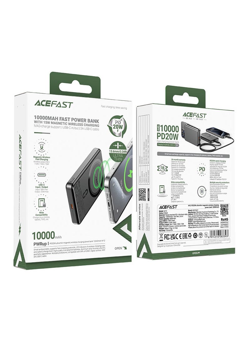 Fast Charge Power Bank M12 PD20W 10000mAh