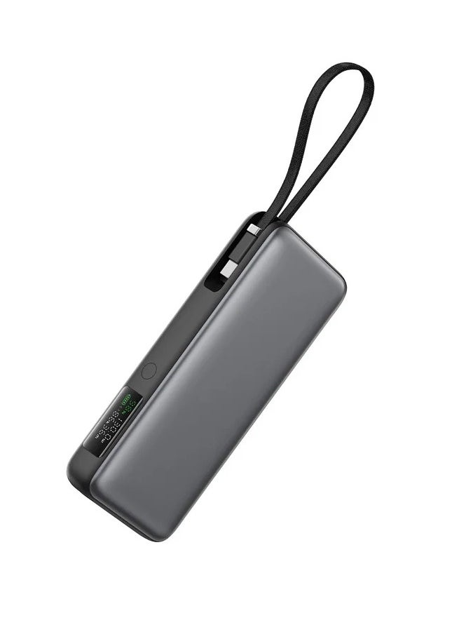 ACEFAST M22-20000 Portable Phone Charger 20000mAh PD 130W Power Bank with Built-In USB-C Cable