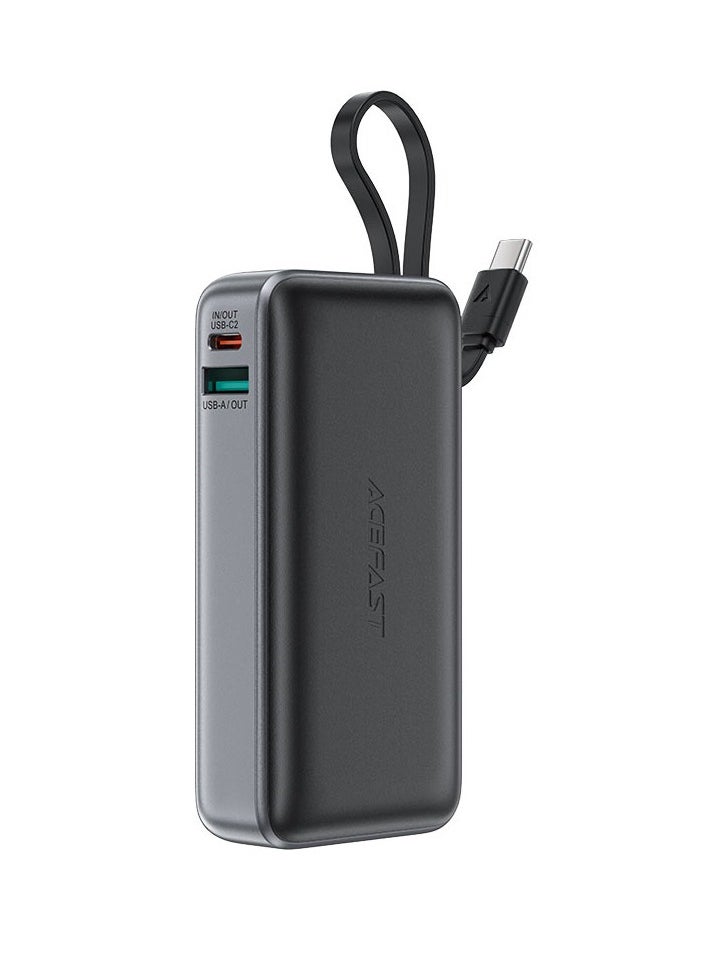 ACEFAST M7-10000 PD30W Power Bank with Cable with 2 Charging Ports Lightweight and High Quality