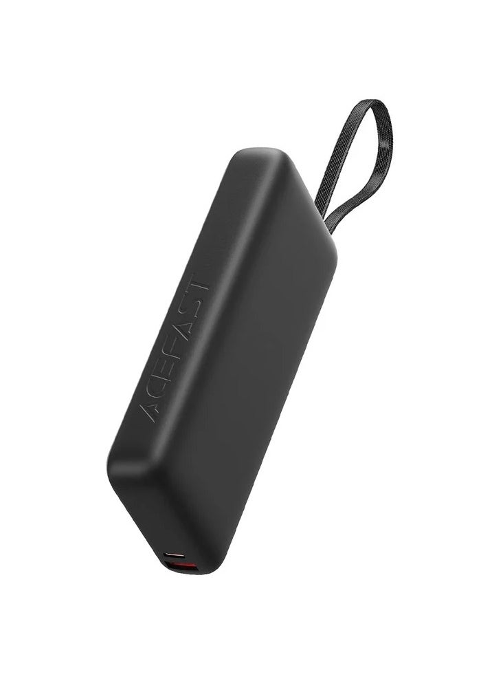 ACEFAST M22-20000 Portable Phone Charger 20000mAh PD 130W Power Bank with Built-In USB-C Cable