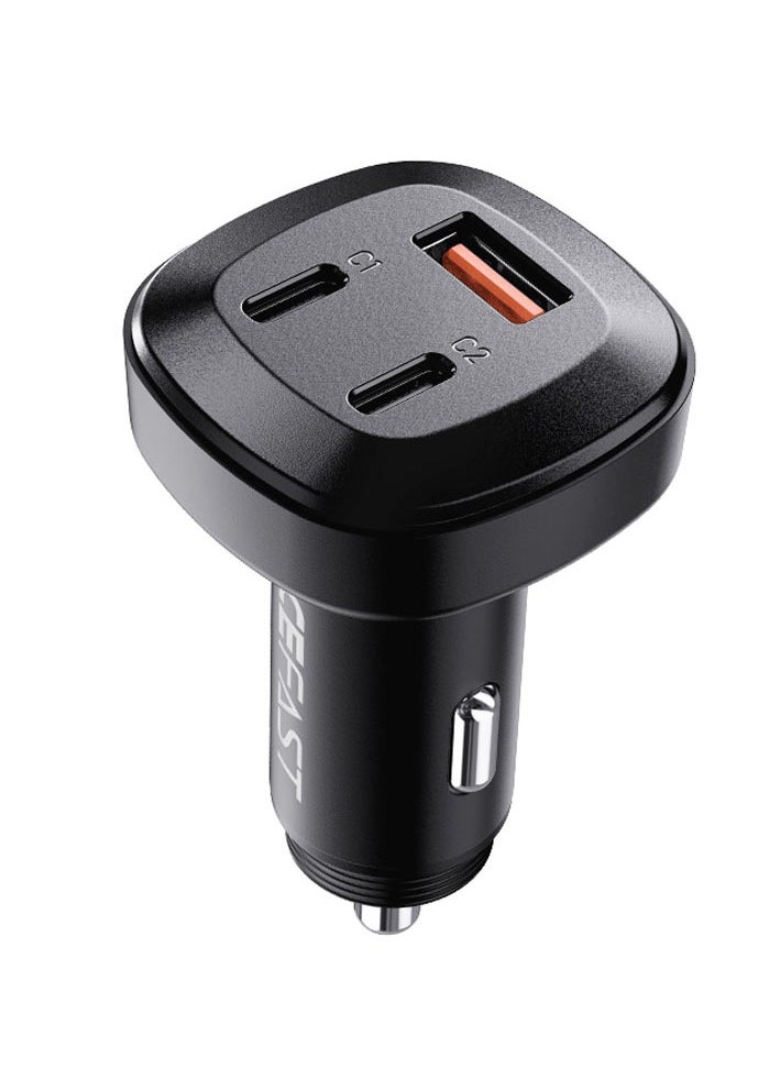 Fast Charge Car Charger B3 - 66W 2x USB-C + 1x USB-A