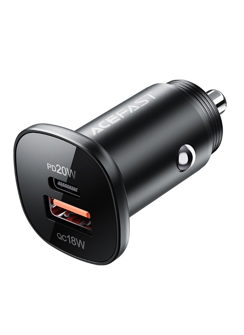 Fast Charge Car Charger B1 38W (1xUSB-C+1xUSB-A)