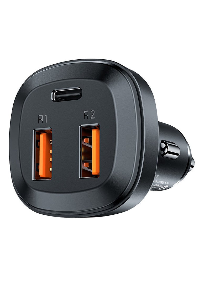 B9 66W(2USB-A+USB-C) three Port Metal Car Charger