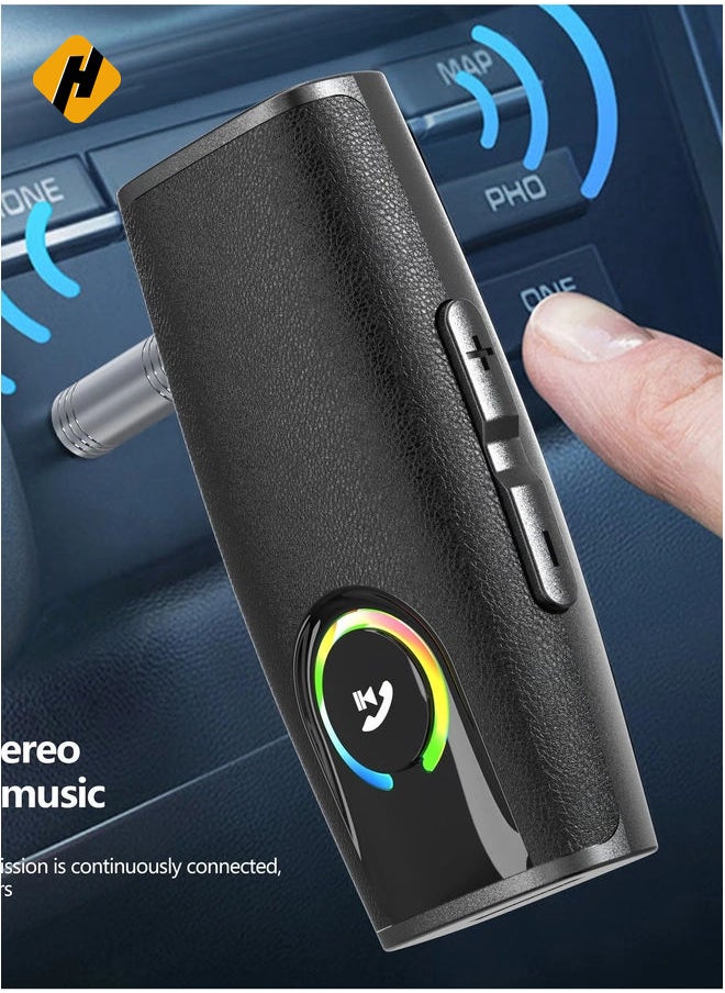 Newest 2-in-1 Wireless Transmitter and Receiver – Bluetooth Audio Adapter for Wired Headphones, Car & Home Use