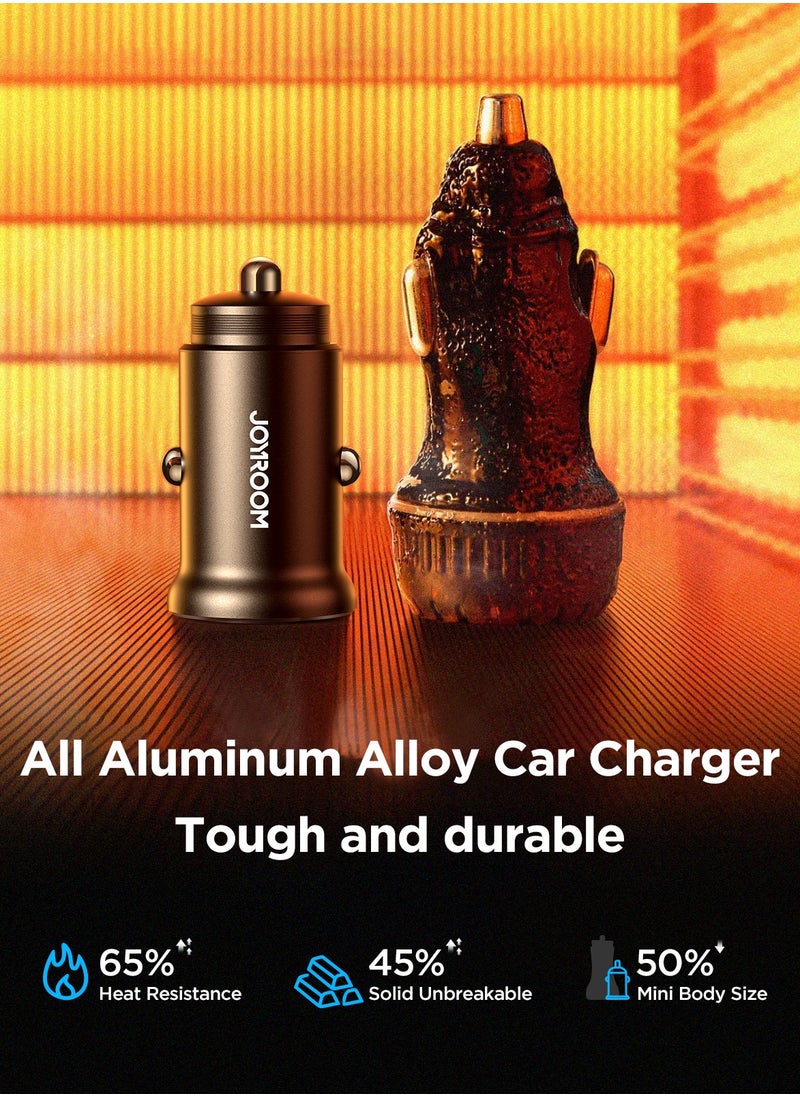 JR-CCN05 30W A+C mini Metal Car Charger