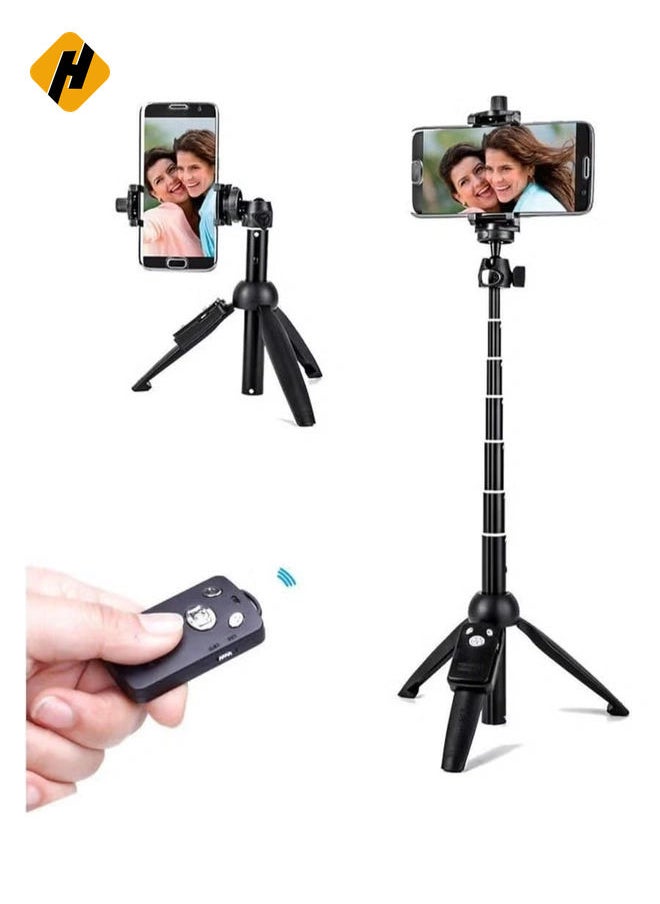 Selfie Stick Tripod,ShowTop 40 Inch Extendable Selfie Stick Tripod with Wireless Remote Control