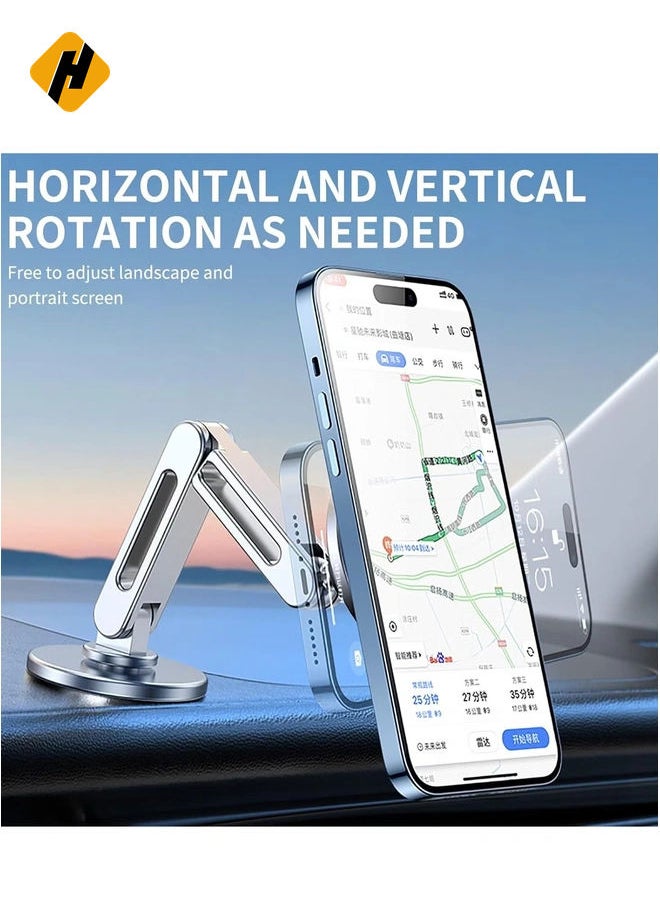 MagSafe Car Mount with Long Adjustable Arm - 360° Rotation Magnetic Phone Holder for All Phones