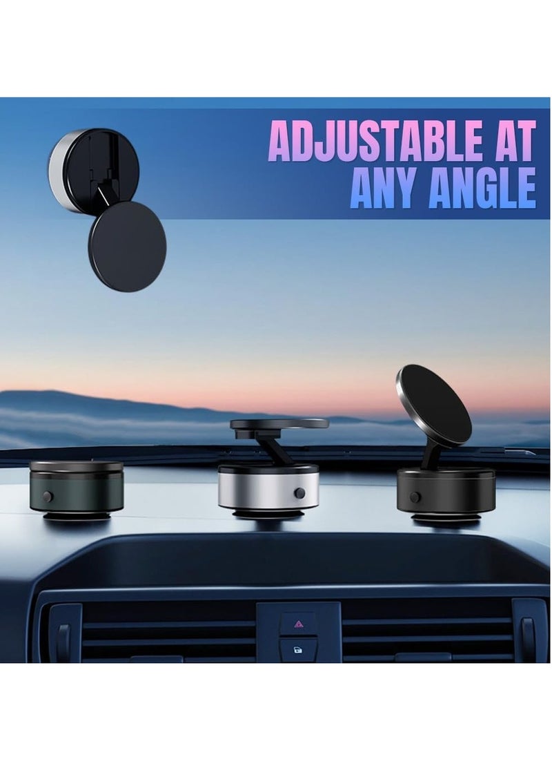 360° Rotatable Car Magnetic Phone Holder (2PCS - C), Electric Magnetic Suction Car Phone Mount, Universal Magnetic Car Mount Ultra – Strong Grip, Easy Installation, Compatible with All Smartphones