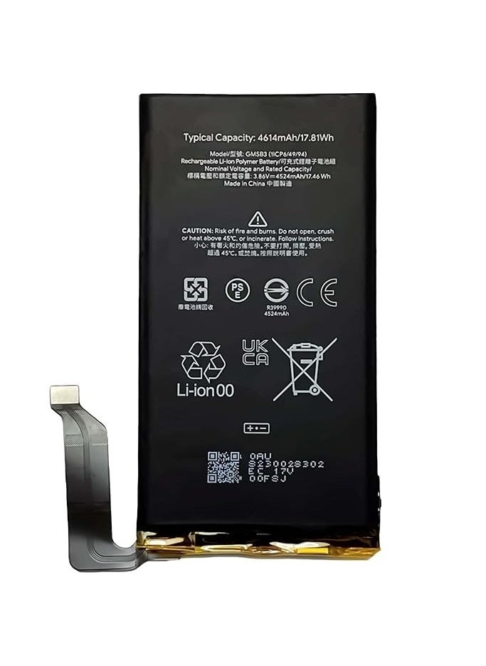 Replacement Battery For Google Pixel 6 Black